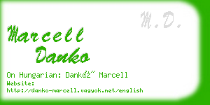 marcell danko business card